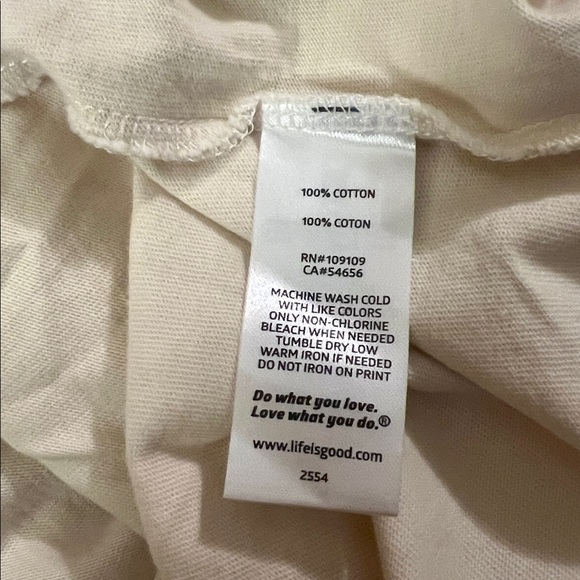 Life Is Good Crusher Wildflower Mom Yellow Women XXXL Shirt, new with tag - Picture 8 of 10